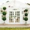 7ft. UV Resistant Artificial Triple Ball Boxwood Topiary Tree (Indoor/Outdoor)